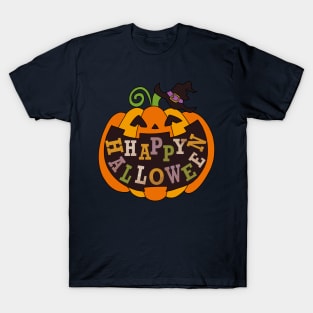 Big Smile Halloween Pumpkin T-Shirt